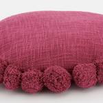 Coussin Pom pon Mauve - Textile - 40 x 10 x 40 cm