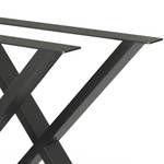 Tischkufen 鈥濴oft鈥? 72cm Schwarz X-Form