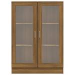 Vitrinenschrank 3005130-1 Eiche Dunkel - Höhe: 115 cm