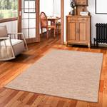 Baumwolle Kelim Teppich Easy Meliert Beige - 70 x 140 cm