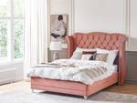 Doppelbett AYETTE Pink - Breite: 185 cm