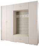 Garderobe Inova 2 Z8 Gold - Weiß - Gold