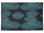 Tapis d'extérieur MEZRA Noir - Bleu - Matière plastique - 200 x 140 x 140 cm