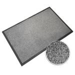 Schmutzfangmatte Monochrom Silber / Grau - Silbergrau - 60 x 90 cm