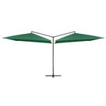 Parasol double 3001709 Vert