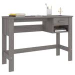 Bureau 3015245 Gris - Bois manufacturé - Bois massif - Bois/Imitation - 110 x 75 x 40 cm