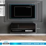 100cm LED Alyx TV-Schrank mit Schwarz