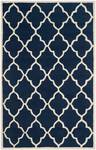 Teppich Noelle handgetuftet Marineblau - 120 x 180 cm