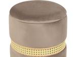 Pouf MEDFORD Gris - Taupe