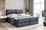 Boxspringbett BOXI3-Z Steingrau - Breite: 180 cm - H3