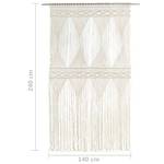 Vorhang 323978 Weiß - Textil - 140 x 1 x 240 cm