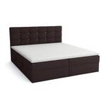 Boxspringbett Doppelbett Elegante Schwarz - Breite: 180 cm