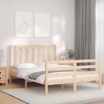 Bettgestell-K-22615 Braun - Holzwerkstoff - 141 x 100 x 196 cm