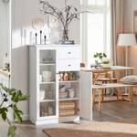 Buffet - Bahut FSB32-W Blanc - Bois manufacturé - 80 x 125 x 40 cm