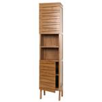 Teak-Hochschrank M73 Braun - Holzart/Dekor - Holz teilmassiv - 40 x 181 x 41 cm