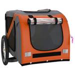 Remorque vélo pour chien 3028771-2 Orange - 134 x 74 x 69 cm