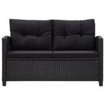 Sofa de jardin (lot de 6) 3002425 Noir