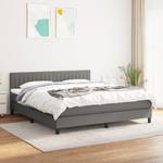 Boxspringbett 3017287-20 Dunkelgrau - Breite: 180 cm