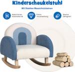 Kindersofa Kinder Schaukelstuhl HV10298 Blau - Textil - 49 x 51 x 51 cm