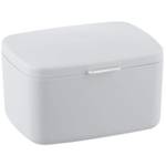 Badezimmer-Container BARCELONA in weiß Weiß - Kunststoff - 20 x 11 x 16 cm