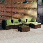 Garten-Lounge-Set (6-teilig) 3013632-8 Braun - Grün