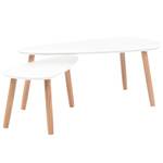 Table basse 299426 (lot de 2) Blanc