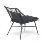 Gartenmöbel für 2 Personen Costa RIca Schwarz - Metall - 81 x 84 x 65 cm