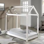 Lit de maison Cabane Toddler Blanc - 78 x 132 x 146 cm