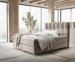 Boxspringbett Elisio Taupe - Breite: 160 cm