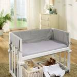 Baby-Spannbettlaken 2er-Pack 209145 Grau - Tiefe: 90 cm