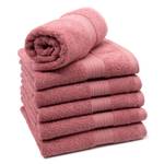 Handtücher 00000409 6er-Set Pink - Textil - 50 x 1 x 100 cm