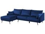 3-Sitzer Sofa VARDE Schwarz - Blau - Marineblau