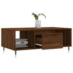 Couchtisch D781 Eiche Schwarzbraun Dekor