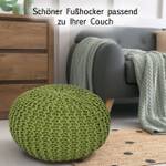 Pouf Sitzpouf Bodenkissen Puff Hocker Grün