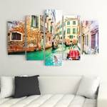 Wandbild dem Gondeln Kanal, Venedig auf