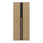 Dressing 2 portes L100 Marron - Bois manufacturé - 100 x 235 x 61 cm