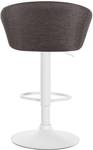 Tabouret de bar Davie Gris lava