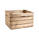 Caisse en bois rustique Bois massif - 50 x 31 x 40 cm