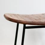 Tabouret de bar Kabayan Marron - Métal - 40 x 65 x 30 cm