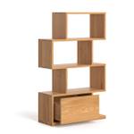Domino-Bücherregal aus Massivholz Breite: 120 cm