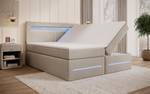 Boxspringbett Minera Beige - Breite: 200 cm - H3