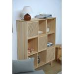 Standregale Mica Massivholz - Holzart/Dekor - 98 x 121 x 30 cm