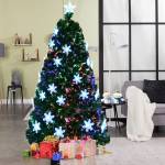 210cm LED Künstlicher Weihnachtsbaum Grün - Kunststoff - 90 x 210 x 90 cm