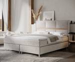 Boxspringbett Soto Ecru - Breite: 180 cm