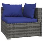 Salon de jardin (lot de 8) 3013631-8 Bleu - Bleu foncé - Gris