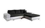 Ecksofa ARZO MINI Schwarz - Weiß - Breite: 275 cm