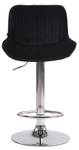 Tabouret de bar Lentini Lot de 2 Noir