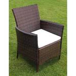 Garten-Essgruppe (7-teilig) 296279-2 Braun - Kunststoff - Polyrattan - 90 x 75 x 150 cm