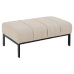 Pouf Caix Beige - Textil - 100 x 41 x 61 cm