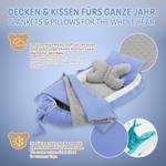 Babynestchen Set 5 teilig Blau